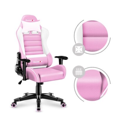 Huzaro Ranger 6.0 Child Καρέκλα Gaming Δερματίνης με Ρυθμιζόμενα Μπράτσα Ροζ