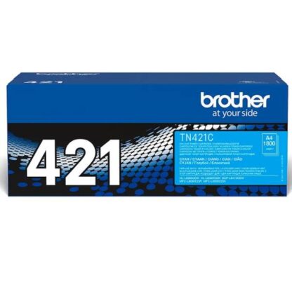 Brother TN-421C Γνήσιο Toner Laser Εκτυπωτή Κυανό 1800 Σελίδων (TN-421C)