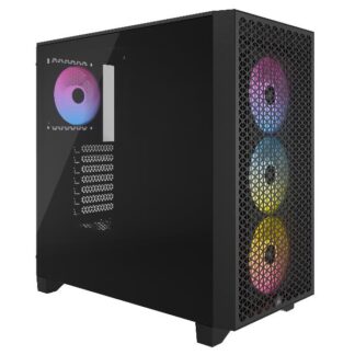 Corsair 3000D Airflow TG RGB Gaming Midi Tower Κουτί Υπολογιστή με Πλαϊνό Παράθυρο Μαύρο