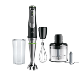 Braun MultiQuick 9 MQ 9135XI 0.6 L Immersion blender 1200 W Black  Stainless steel