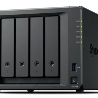 Synology DiskStation DS925+ NAS/storage server Ryzen Embedded V1500B 4 GB DDR4 0 TB Black