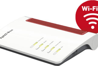 AVM Fritz!Repeater 6000 Mesh WiFi Extender Tri Band (2.4 & 5 & 5GHz) 2400Mbps