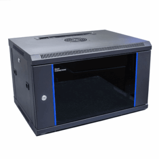 Lanberg Επιτοίχια Καμπίνα Rack 9U 60x55x51.23cm Μαύρο WF01-6609-10B