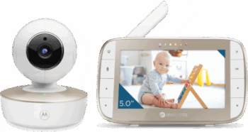 Motorola Ενδοεπικοινωνία Μωρού με Κάμερα & Οθόνη 5" , Αμφίδρομη Επικοινωνία & Νανουρίσματα Κωδικός: VM50G