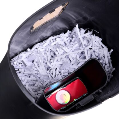 Shredder Activejet ASH-1201D  P-3  25 l  45 mm shreds  black and silver.