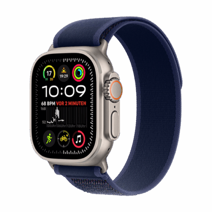 Watch Apple Watch Ultra 2 Natural LTE 49mm Titanium Case with Trail Loop M/L - Blue