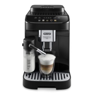 De'Longhi Magnifica Evo Αυτόματη Μηχανή Espresso 1450W Πίεσης 15bar για Cappuccino με Μύλο Άλεσης Μαύρη