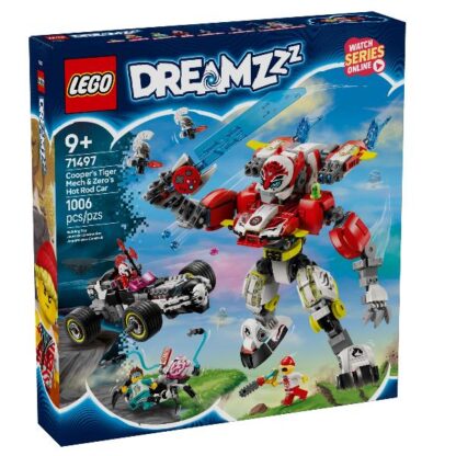 LEGO MECH TIGRE DI COOPER E BOLIDE ZERO (71497)