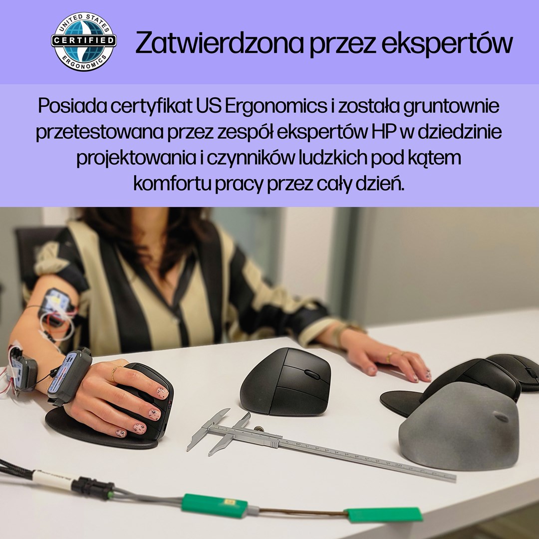 HP 920 Ασύρματο Εργονομικό Bluetooth Vertical Ποντίκι Μαύρο HP 920 Ασύρματο Εργονομικό Bluetooth Vertical Ποντίκι Μαύρο