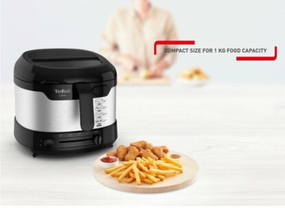 Tefal Uno FF215D Single Stand-alone 1600 W Deep fryer Black  Stainless steel