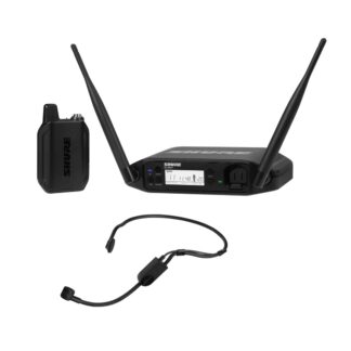 Shure GLXD14+E-Z4 - DUAL BAND digital wireless system with bodypack transmitter and WA302 guitar cable