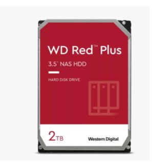 Western Digital Red Plus 2TB HDD Σκληρός Δίσκος 3.5" SATA III 5400rpm με 64MB Cache για NAS Κωδικός: WD20EFPX