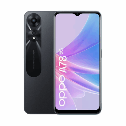 Oppo A78 5G Dual SIM (4GB/128GB) Glowing Black