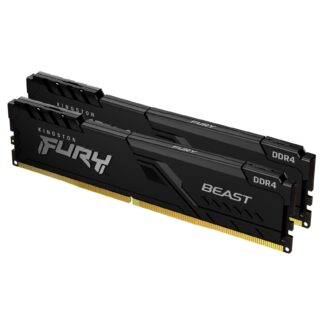 Kingston Fury Beast 32GB DDR4 RAM με 2 Modules (2x16GB) και Ταχύτητα 3200 για Desktop Κωδικός: KF432C16BB1K2/32