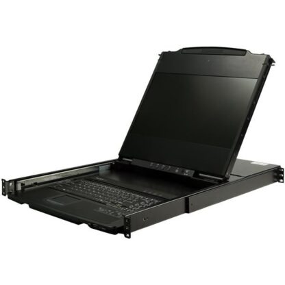 StarTech Dual Rail Rackmount KVM Console HD 1080p - Single Port DVI/VGA