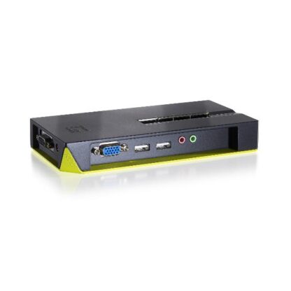 LEVELONE KVM-0421 - KVM SWITCH 4-PORTE USB VGA con supporto Audio (KVM-0421)