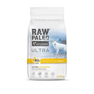 VETEXPERT Raw Paleo Ultra Medium&Large Adult Turkey - dry dog ??food - 10 kg