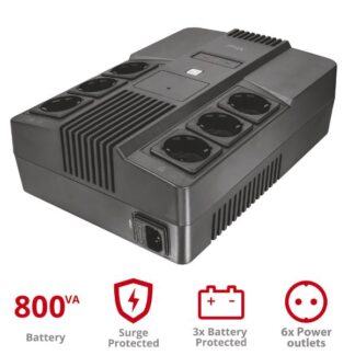 Eaton 5E Gen2 900 USB UPS Line-Interactive 900VA 480W με 4 IEC Πρίζες