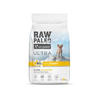 RAW PALEO Ultra Mini Puppy Turkey - Ξηρά Τροφή για Κουτάβια - 8 kg