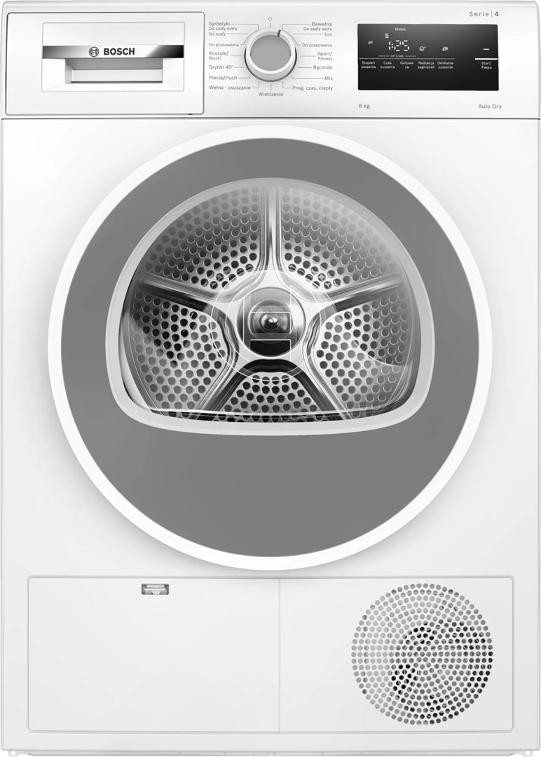 BOSCH WTH85077PL Series 4 Heat Pump Washer Dryer 8kg White BOSCH WTH85077PL Series 4 Heat Pump Washer Dryer 8kg White
