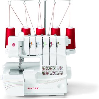 Overlock Singer 14T968 sewing machine  electric current  white