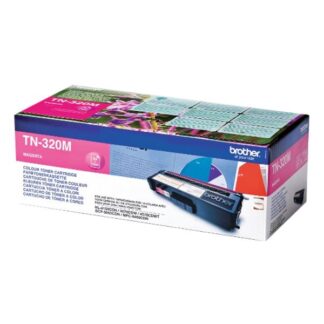 Brother TN-320Y Γνήσιο Toner Laser Εκτυπωτή Κίτρινο 1500 Σελίδων (TN-320Y)