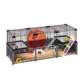 C&C modular cage one-storey 4x2 + Loft 2x1 + Black ramp
