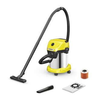 KÃ¤rcher Vacuum Cleaner WD 3 S V-17 4 20 V17 4 20 yellow stainless steel 1 628-135 0 1 628135 0 KÃ¤rcher628-135 KÃ¤rcher 628-135 (1.628-135.0)