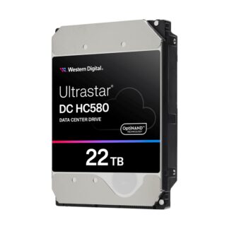 Western Digital Ultrastar DC HC580 internal hard drive 22 TB 7200 RPM 512 MB 3.5  Serial ATA