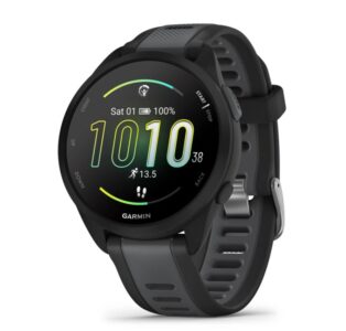 Garmin Forerunner 165 3.05 cm (1.2 ) AMOLED Digital 390 x 390 pixels Touchscreen Black GPS (satellite)