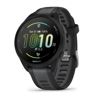 Garmin Forerunner 165 3.05 cm (1.2 ) AMOLED Digital 390 x 390 pixels Touchscreen Black GPS (satellite)