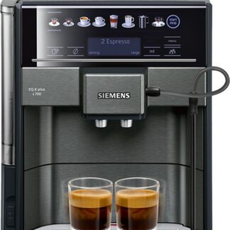Siemens TE657319RW Αυτόματη Μηχανή Espresso 1500W Πίεσης 19bar για Cappuccino με Μύλο Άλεσης Dark Inox Siemens TE657319RW Αυτόματη Μηχανή Espresso 1500W Πίεσης 19bar για Cappuccino με Μύλο Άλεσης Dark Inox