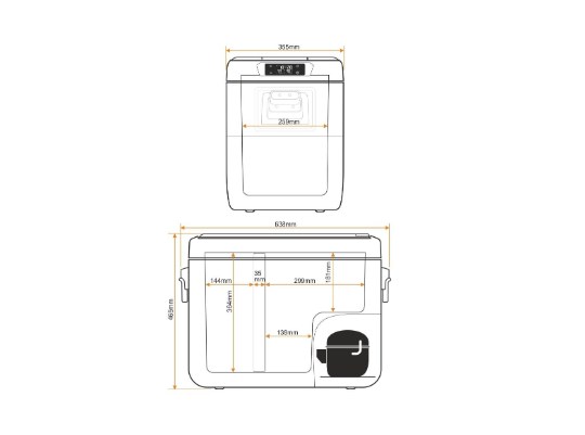 Ψυγείο Ταξιδιού Yolco Kx40 Green 34 L 13231277 Ψυγείο Ταξιδιού Yolco Kx40 Green 34 L 13231277