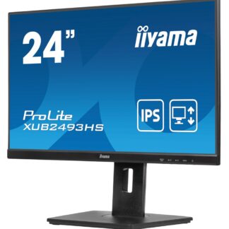 iiyama ProLite XUB2493HS-B6 computer monitor 60.5 cm (23.8 ) 1920 x 1080 pixels Full HD LED Black