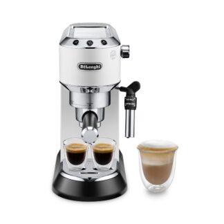 De'Longhi Dedica Pump Μηχανή Espresso 1300W Πίεσης 15bar Λευκή De'Longhi Dedica Pump Μηχανή Espresso 1300W Πίεσης 15bar Λευκή