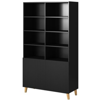 PAFOS bookcase 100x40x176.5 cm matte black