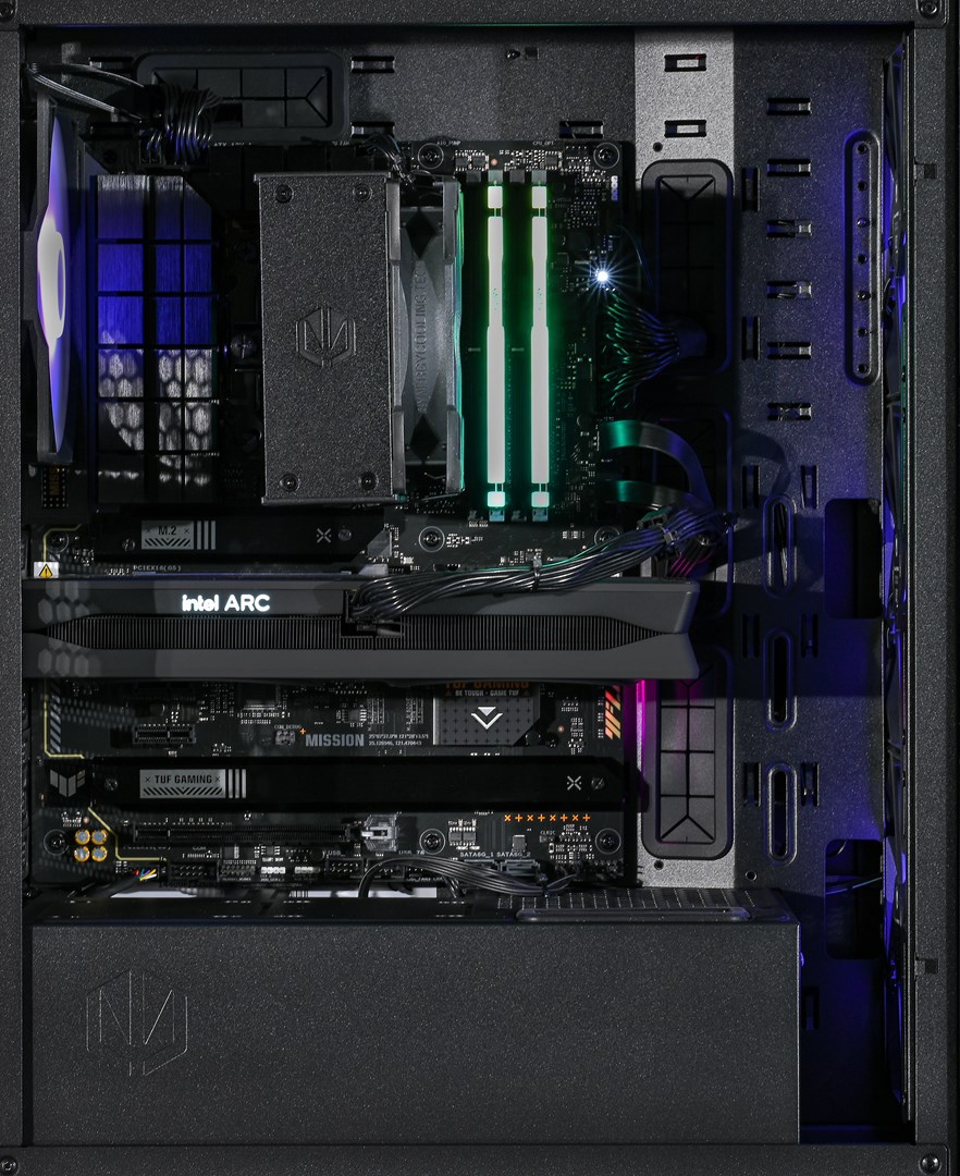 Actina 5901443410270 PC AMD Ryzen™ 5 7500F 32 GB DDR5-SDRAM 1 TB SSD Intel Arc B580 Midi Tower Black Actina 5901443410270 PC AMD Ryzen™ 5 7500F 32 GB DDR5-SDRAM 1 TB SSD Intel Arc B580 Midi Tower Black