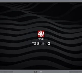 Avtek International TS 8 Lite G 75 Interactive flat panel 190.5 cm (75 ) LED Wi-Fi 420 cd/m2 4K Ultra HD Black Touchscreen Built-in processor Android 14 24/7