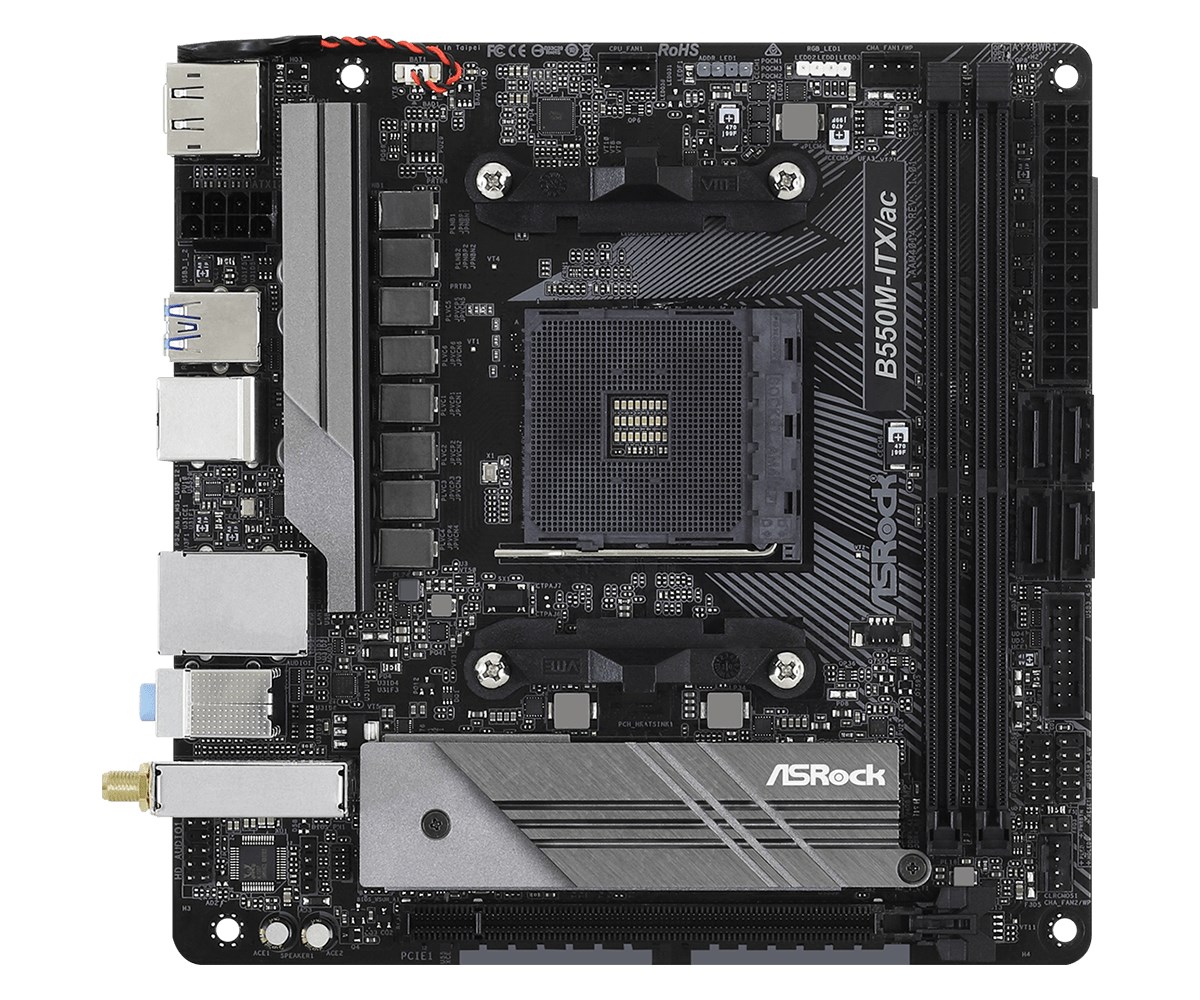 Asrock B550M-ITX/ac Socket AM4 mini ITX AMD B550 Asrock B550M-ITX/ac Socket AM4 mini ITX AMD B550