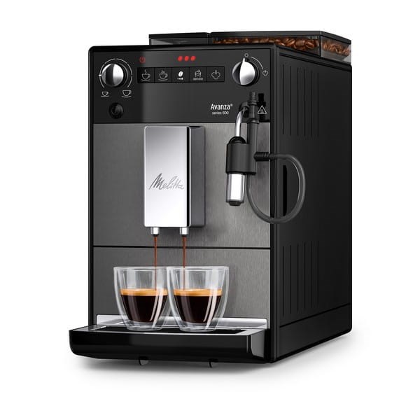 Melitta Avanza F 270-100 Αυτόματη Μηχανή Espresso 1450W Πίεσης 15bar για Cappuccino με Μύλο Άλεσης Γκρι Melitta Avanza F 270-100 Αυτόματη Μηχανή Espresso 1450W Πίεσης 15bar για Cappuccino με Μύλο Άλεσης Γκρι