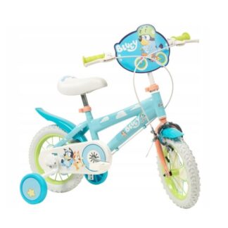 TOIMSA children's bicycle Bluey 12â Blue and lime blue