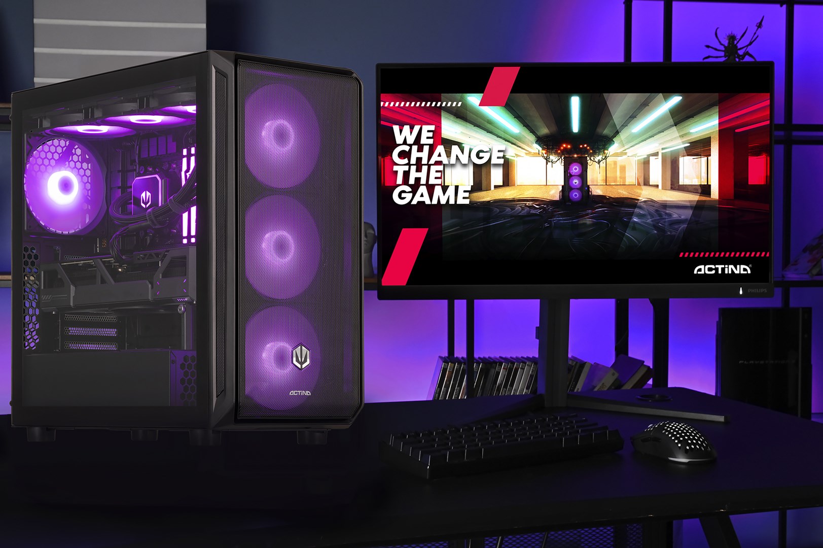 Actina 5901443414643 PC AMD Ryzen™ 7 7800X3D 32 GB DDR5-SDRAM 2 TB SSD AMD Radeon RX9070XT Midi Tower Black Actina 5901443414643 PC AMD Ryzen™ 7 7800X3D 32 GB DDR5-SDRAM 2 TB SSD AMD Radeon RX9070XT Midi Tower Black