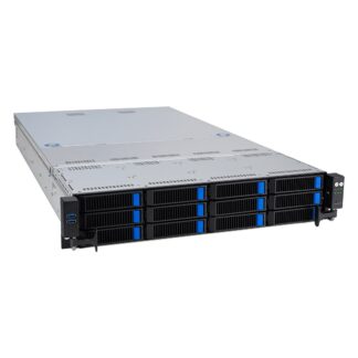 Platforma Asus Rack (2U) RS521A-E12-RS12U AMD Epyc 9005/9004 (12x NVMe/SATA HS  2xM.2  2x1Gbe  IPMI  1+1 1600W)