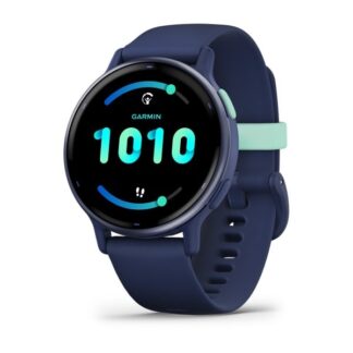 Garmin Vivoactive 5 3.05 cm (1.2 ) AMOLED Digital 390 x 390 pixels Touchscreen Blue Wi-Fi GPS (satellite)