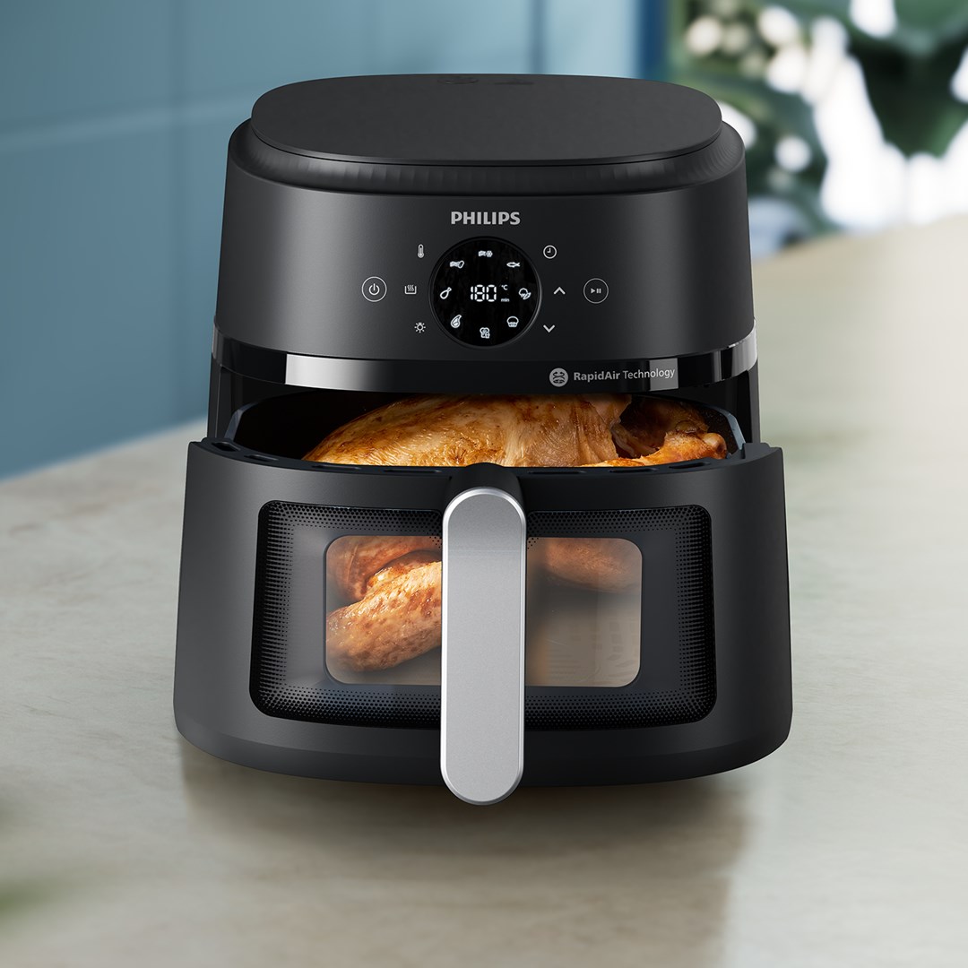 Philips Air Fryer 6.2lt Μαύρο NA231/00 Philips Air Fryer 6.2lt Μαύρο NA231/00