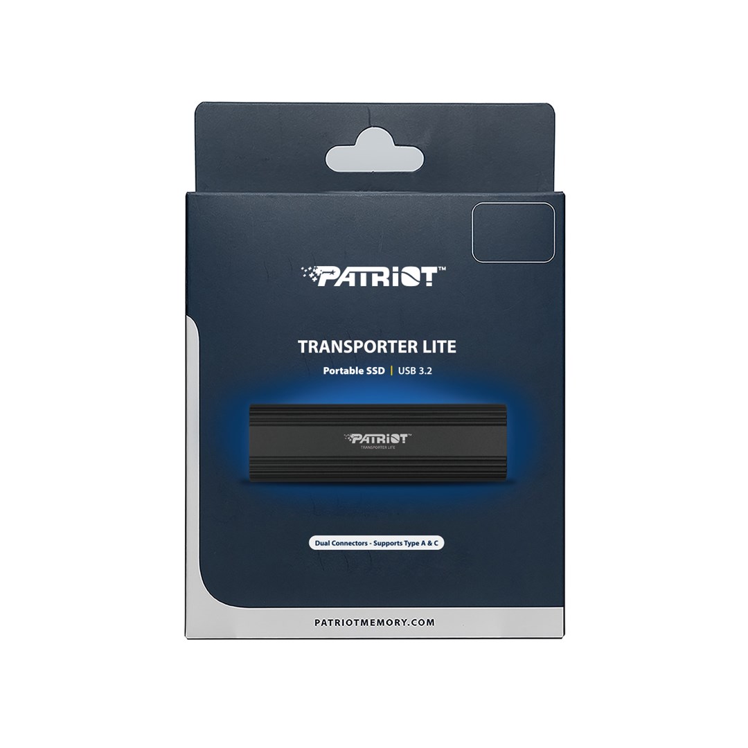 Patriot Memory Transporter Lite 2 TB USB Type-C 3.2 Gen 2 (3.1 Gen 2) (PTPL2TBPECB) Black Patriot Memory Transporter Lite 2 TB USB Type-C 3.2 Gen 2 (3.1 Gen 2) (PTPL2TBPECB) Black