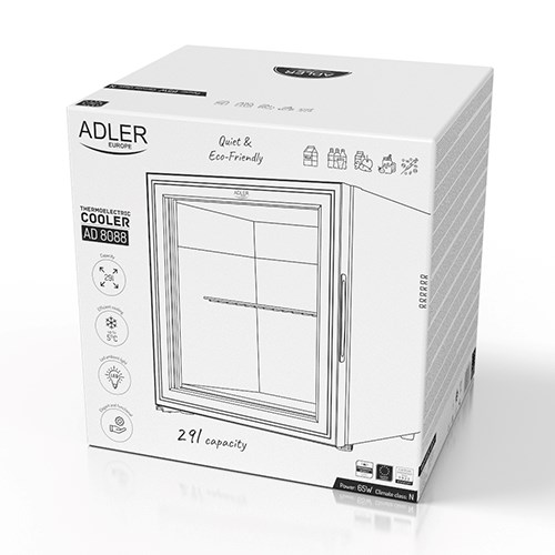 Adler Mini Bar Ηλεκτρικό 28lt Μαύρο Κωδικός: AD 8088 Adler Mini Bar Ηλεκτρικό 28lt Μαύρο Κωδικός: AD 8088