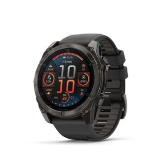 Garmin Fenix 8 3.56 cm (1.4 ) AMOLED 51 mm Digital 454 x 454 pixels Touchscreen Titanium Wi-Fi GPS (satellite)