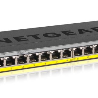 NETGEAR GS116PP Unmanaged Gigabit Ethernet (10/100/1000) Power over Ethernet (PoE) Black