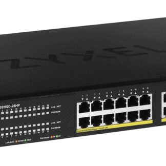 Zyxel GS1920-24HPV2 Managed Gigabit Ethernet (10/100/1000) Power over Ethernet (PoE) Black